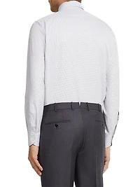 Micro-Checked Centoventimila Cotton Shirt