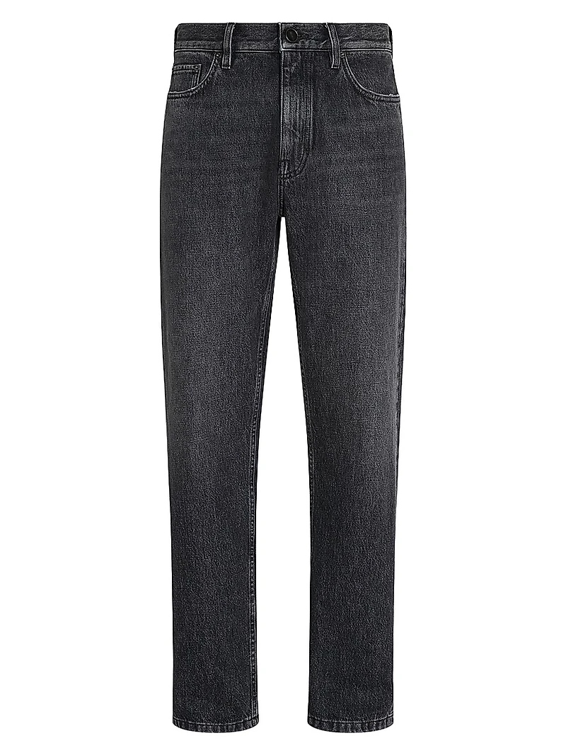 Stone Washed Cotton Roccia Jeans