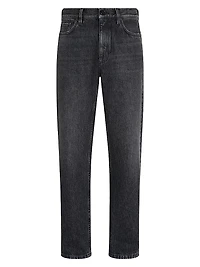 Stone Washed Cotton Roccia Jeans