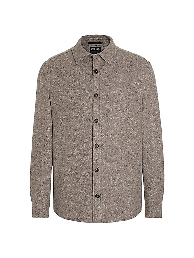 Cashmere and Silk Overshirt