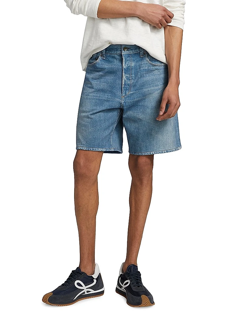 Miramar Straight-Fit Denim Shorts