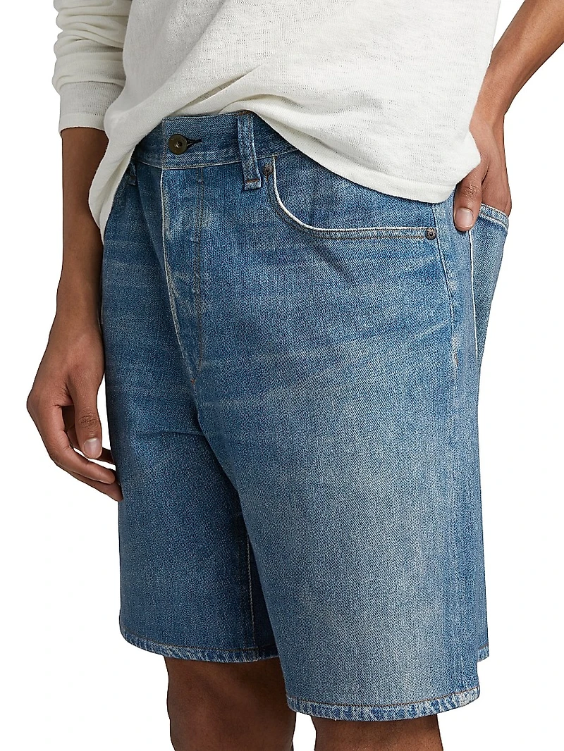 Miramar Straight-Fit Denim Shorts