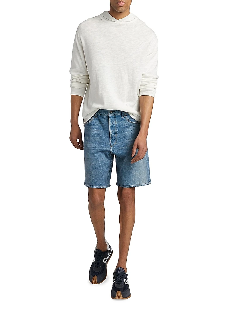 Miramar Straight-Fit Denim Shorts
