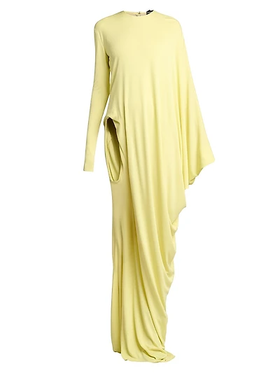 Crêpe-Jersey Maxi-Dress