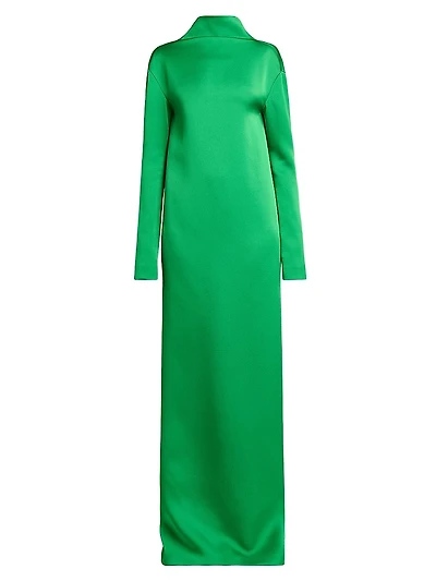 Crêpe Column Gown