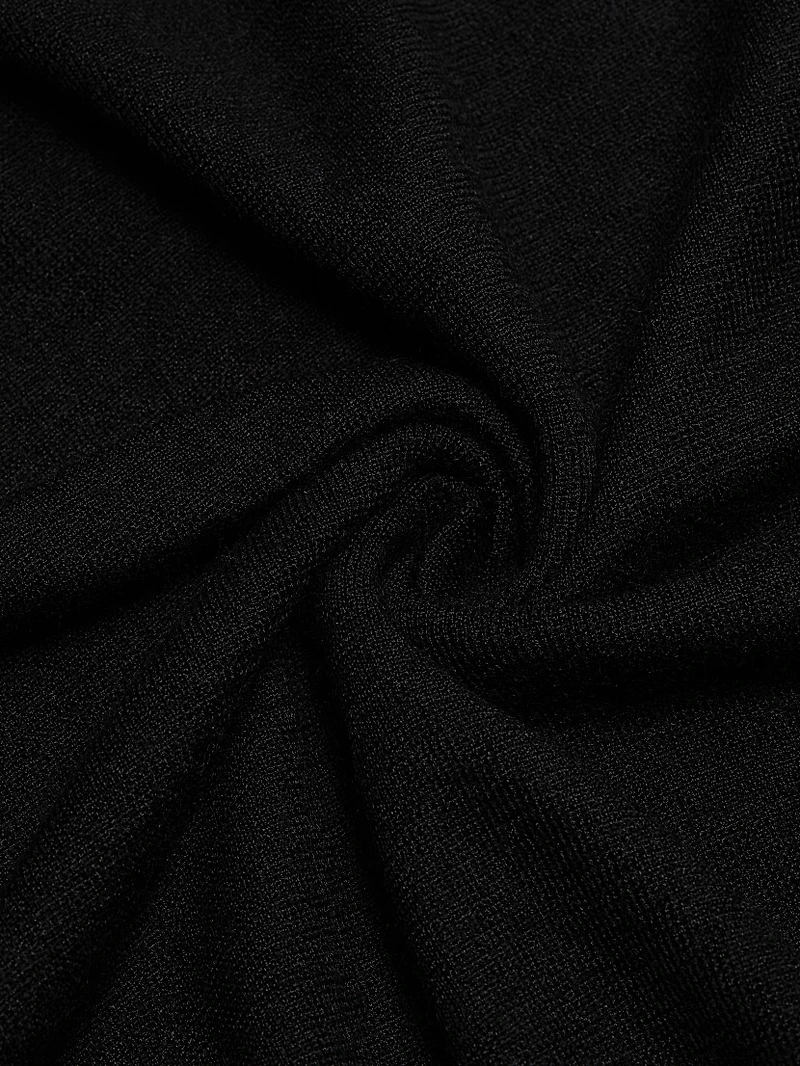 Cashmere-Silk Crewneck Maxi Sweaterdress