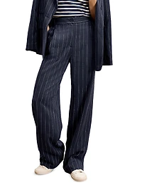Fitz Trousers Striped Porto Weave