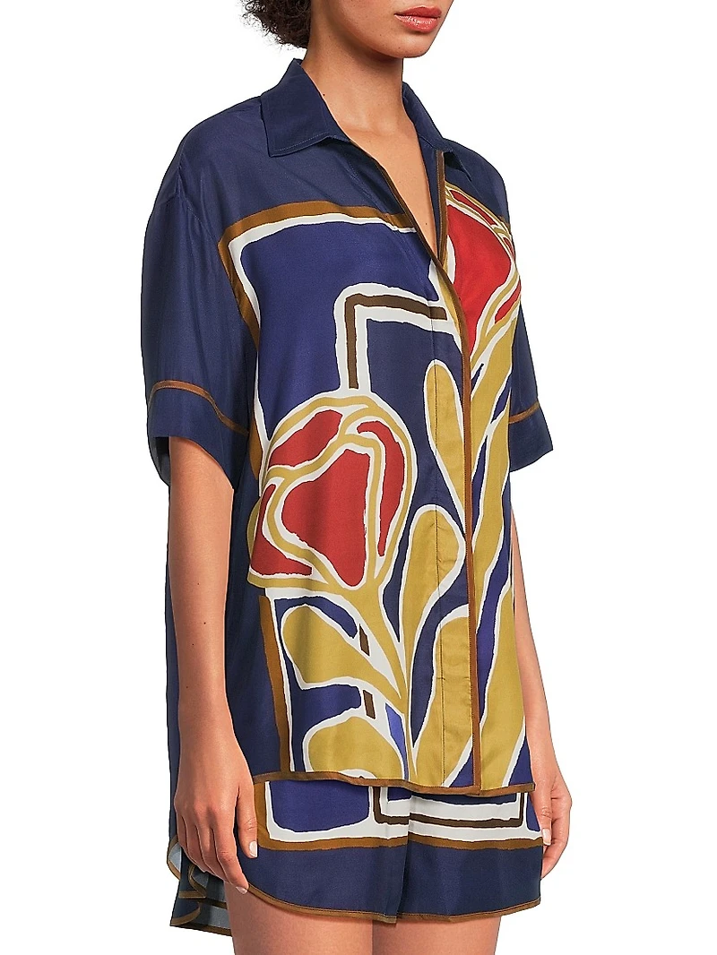 Pivoine Khoen Boxy Shirt