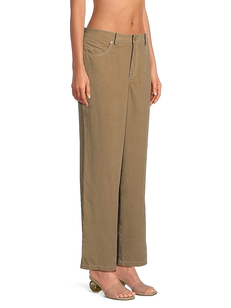 Pivoine Brixlynn Wide-Leg Pants