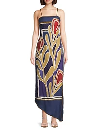 Pivoine Avinta Asymmetric Maxi Dress