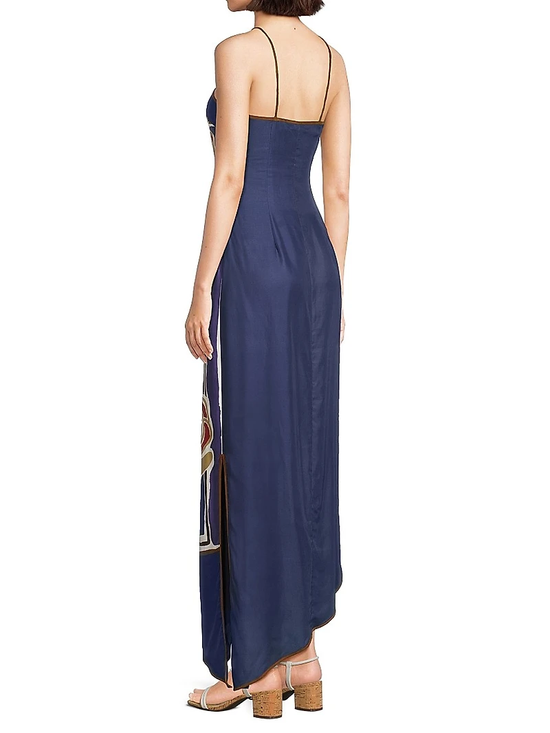 Pivoine Avinta Asymmetric Maxi Dress