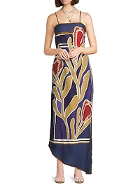 Pivoine Avinta Asymmetric Maxi Dress
