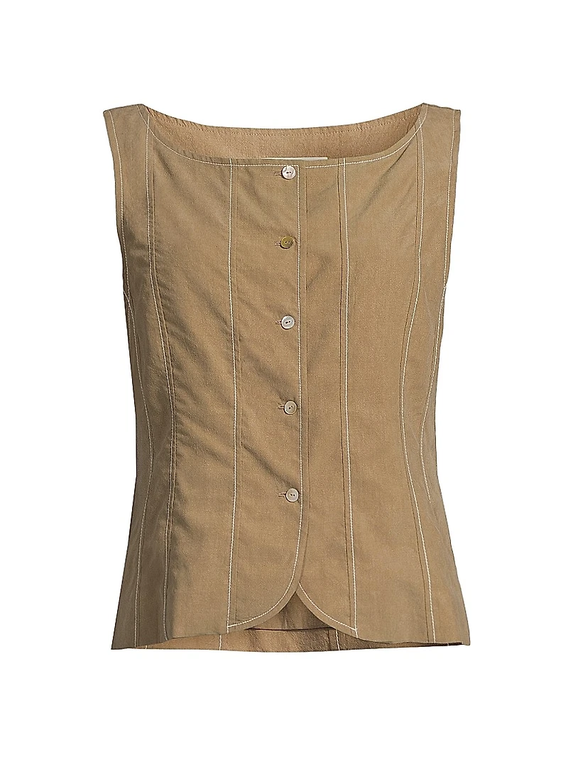 Pivoine The Klara Boatneck Vest