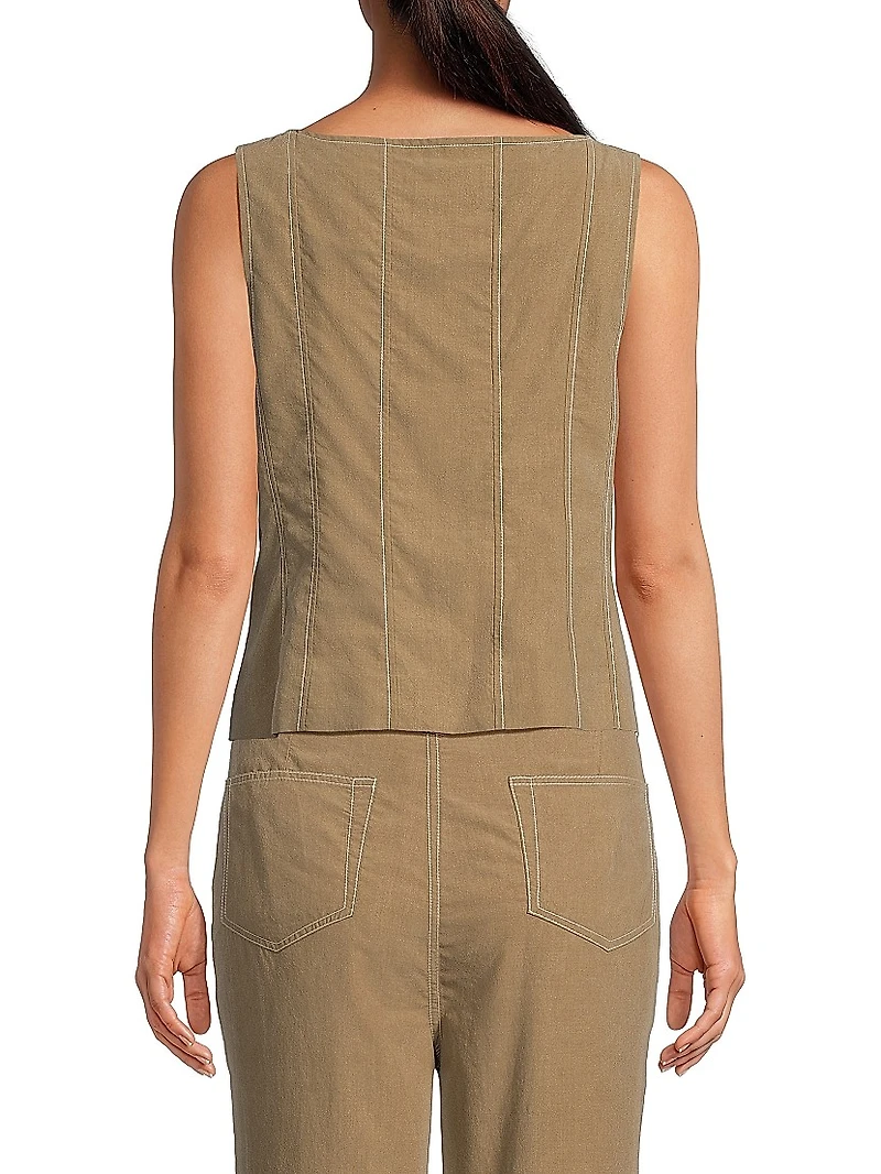 Pivoine The Klara Boatneck Vest