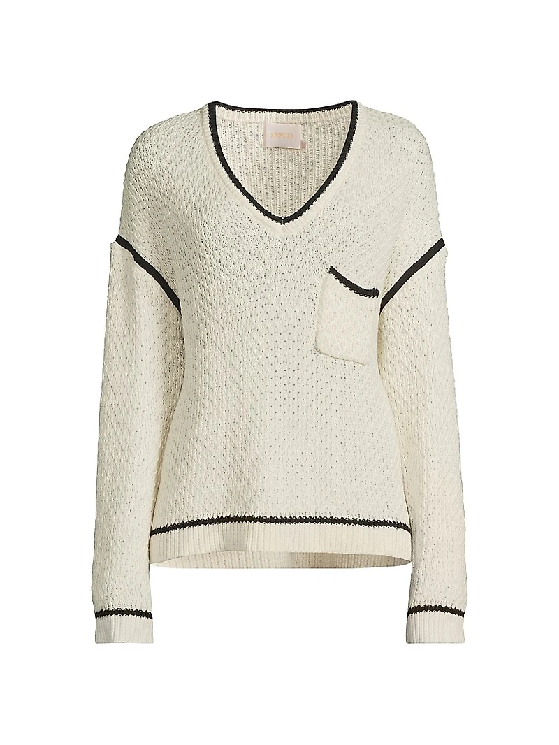 Pivoine Inka Oversized Cotton-Wool Sweater