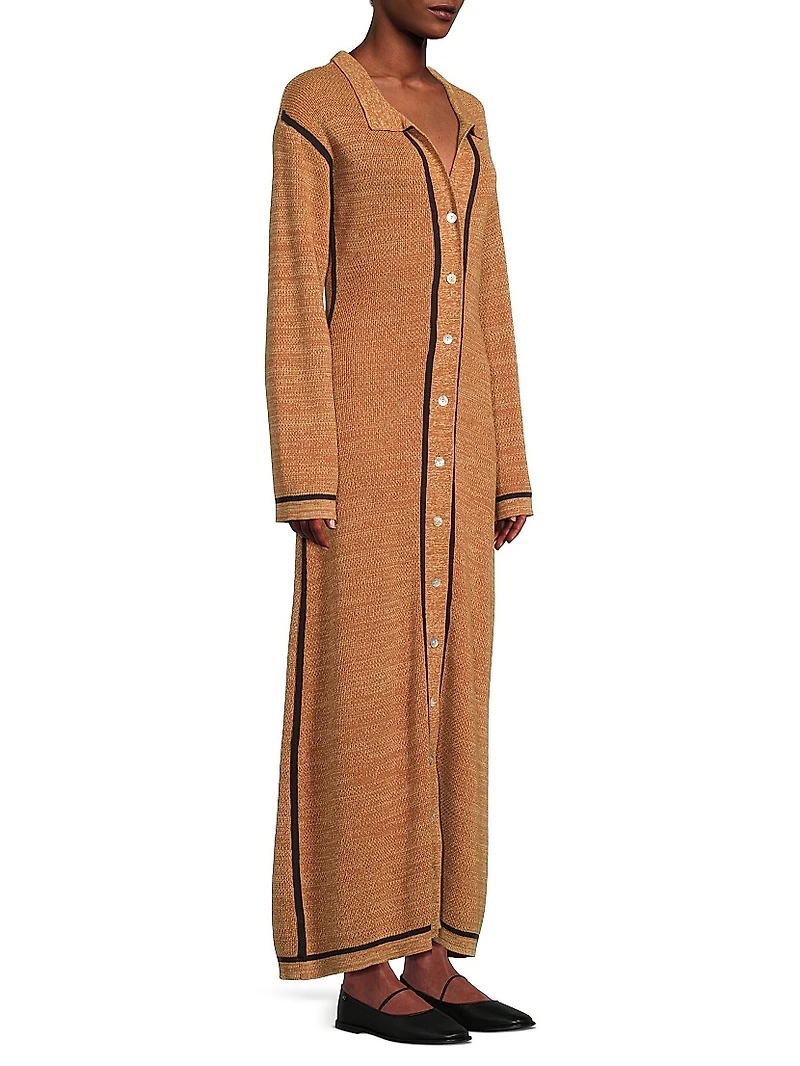 Pivoine Autumn Knit Maxi Dress