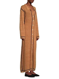 Pivoine Autumn Knit Maxi Dress