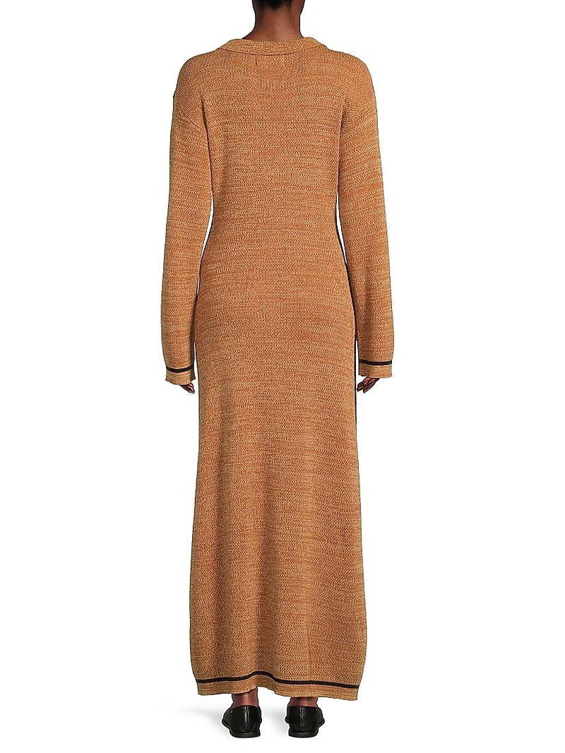 Pivoine Autumn Knit Maxi Dress