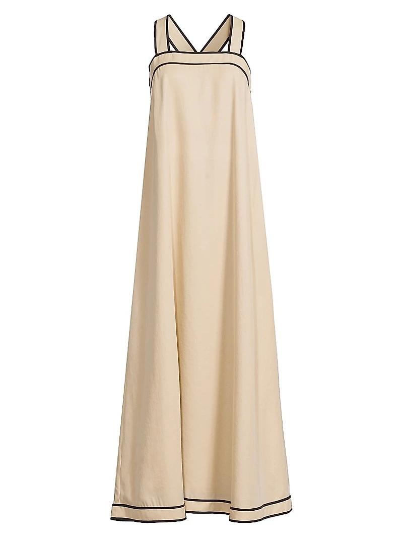 Pivoine Neroli Square Neck Maxi Dress