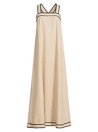 Pivoine Neroli Square Neck Maxi Dress