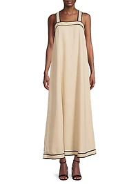 Pivoine Neroli Square Neck Maxi Dress