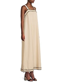 Pivoine Neroli Square Neck Maxi Dress