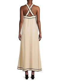 Pivoine Neroli Square Neck Maxi Dress
