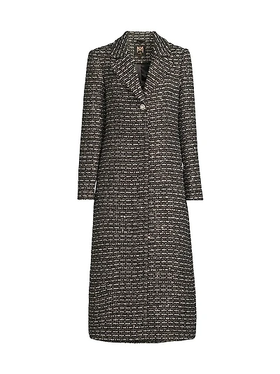 SB Tweed Longline Coat