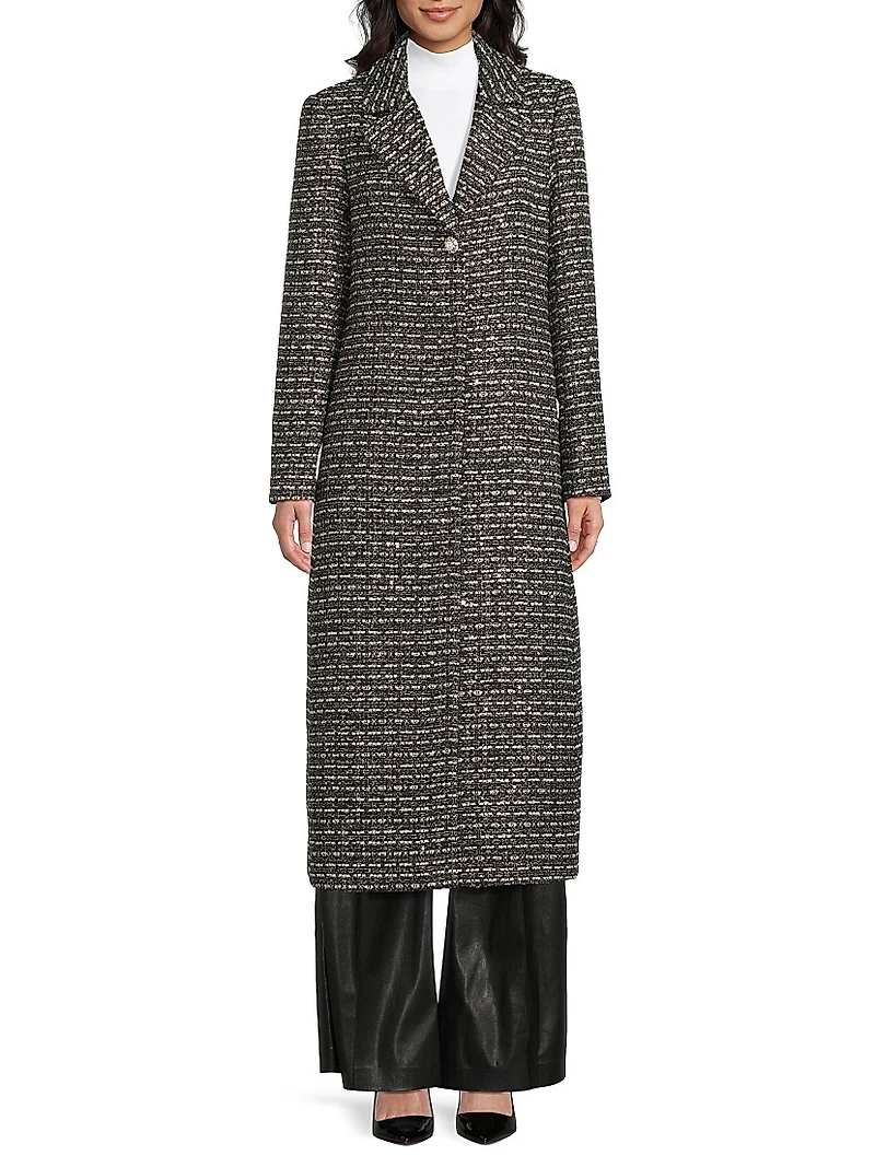 SB Tweed Longline Coat
