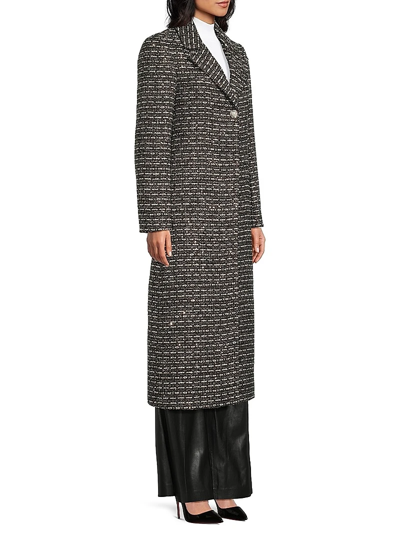 SB Tweed Longline Coat