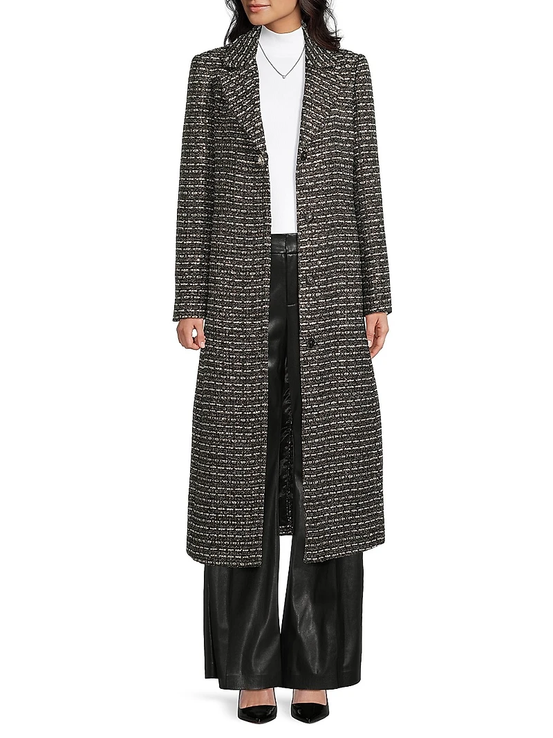SB Tweed Longline Coat