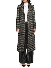 SB Tweed Longline Coat