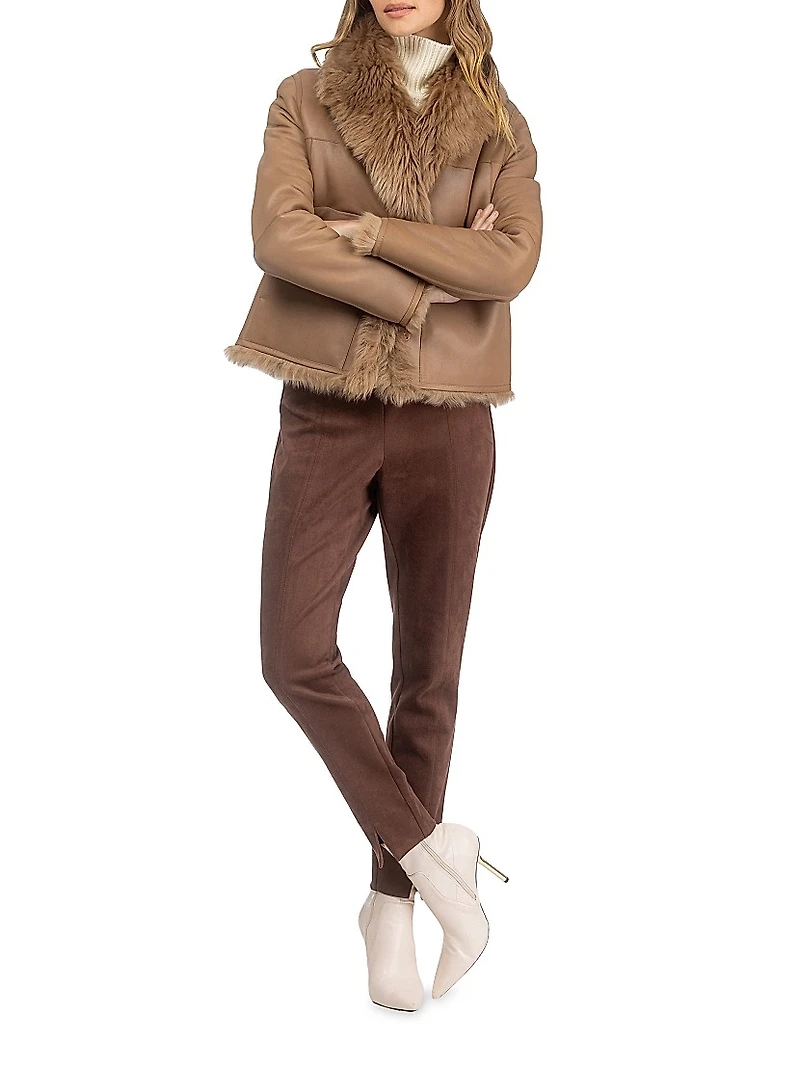 Toscana Shearling Lamb Reversible Jacket