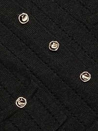 Nanette Open-Knit Cotton-Cashmere Cardigan