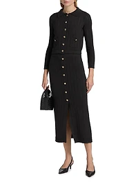 Nanette Open-Knit Cotton-Cashmere Cardigan