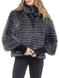 Toscana Shearling Lamb Layered Jacket