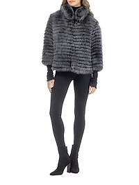 Toscana Shearling Lamb Layered Jacket