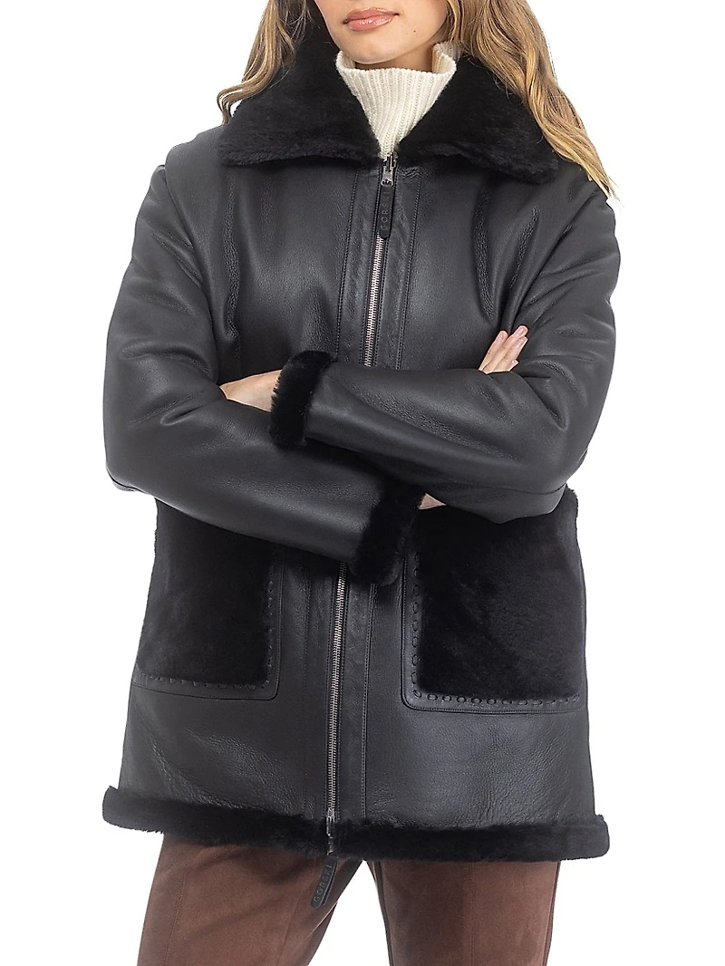 Reversible Merino Shearling Lamb Jacket