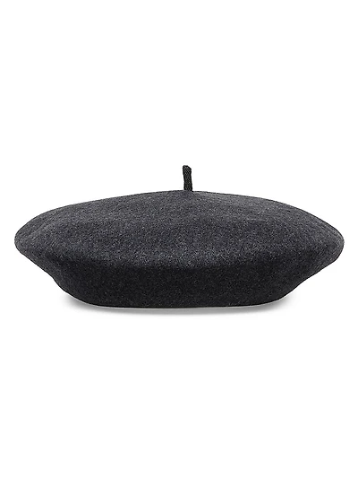 Wool Beret with Precious Detail