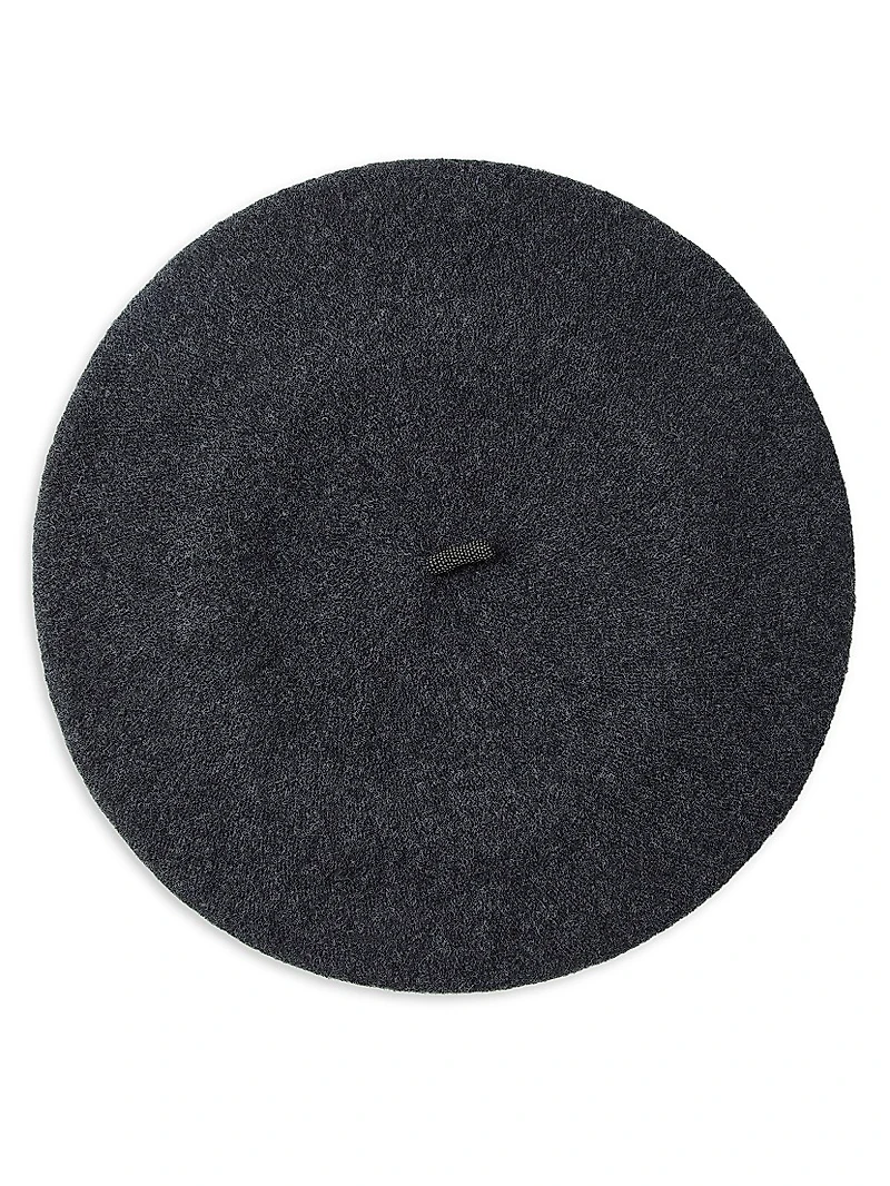 Wool Beret with Precious Detail