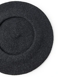 Wool Beret with Precious Detail
