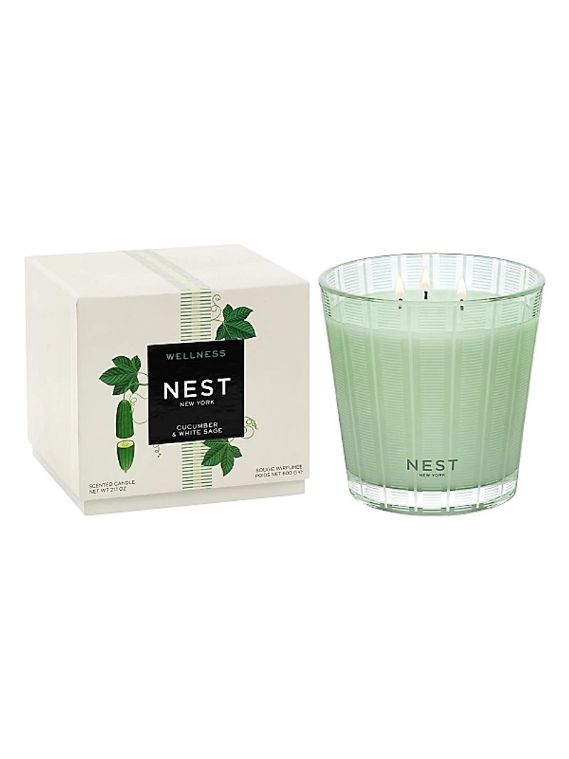 Cucumber & White Sage Scented Candle