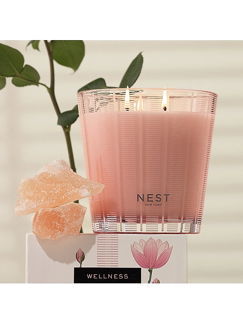 Himalayan Salt & Rosewater Scented Candle