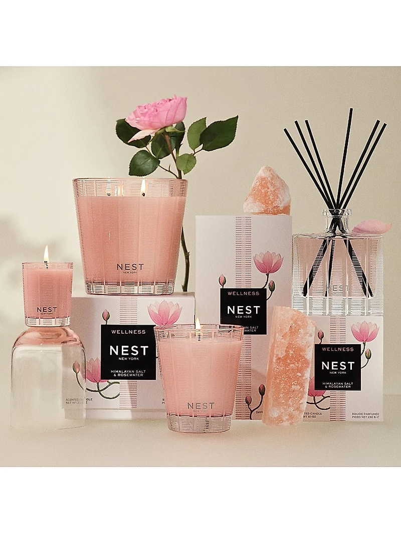Himalayan Salt & Rosewater Scented Candle