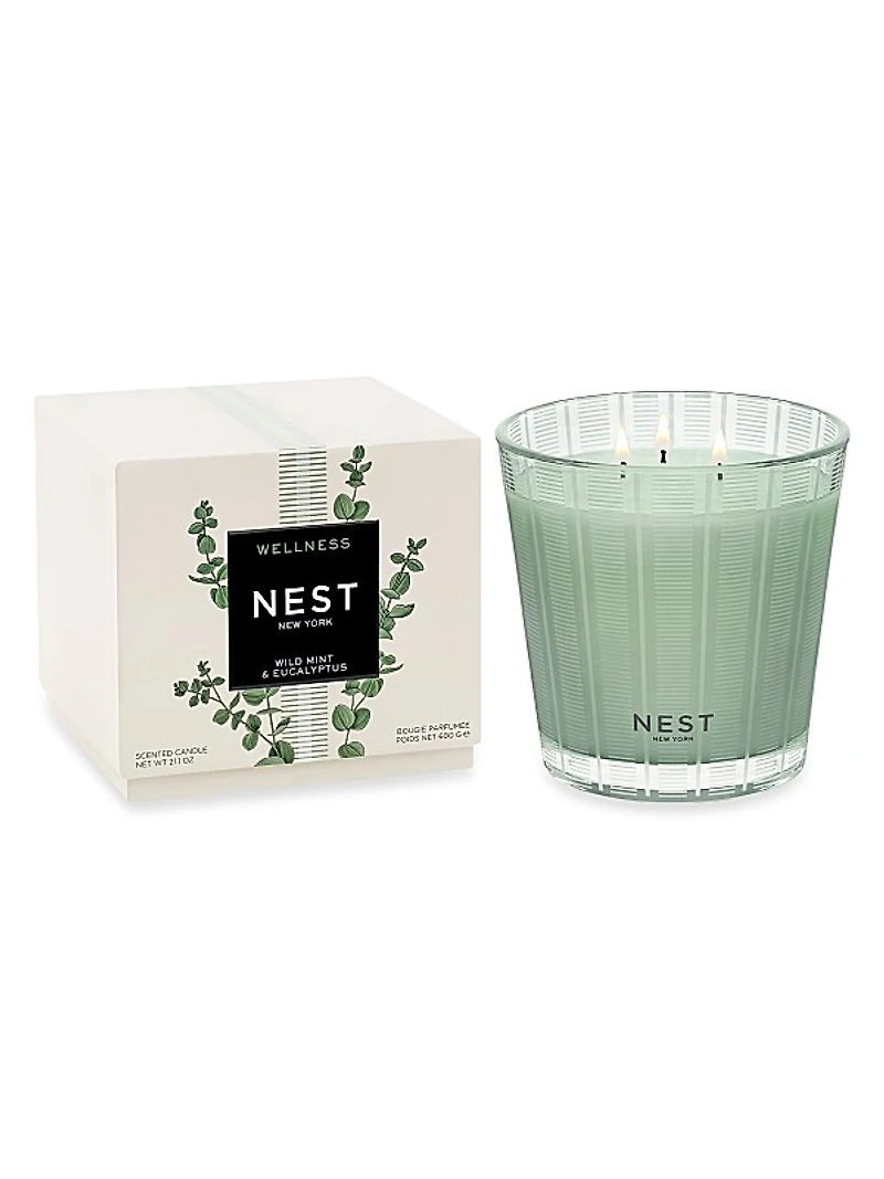 Wild Mint & Eucalyptus Scented Candle