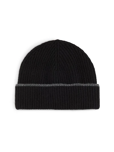 Tipped Cashmere Beanie