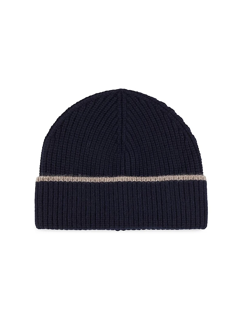 Tipped Cashmere Beanie