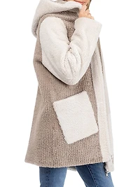 Reversible Shearling Lamb Zip Parka