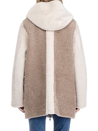 Reversible Shearling Lamb Zip Parka