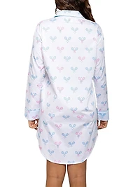 Women's Tennis Bows Night Shirt